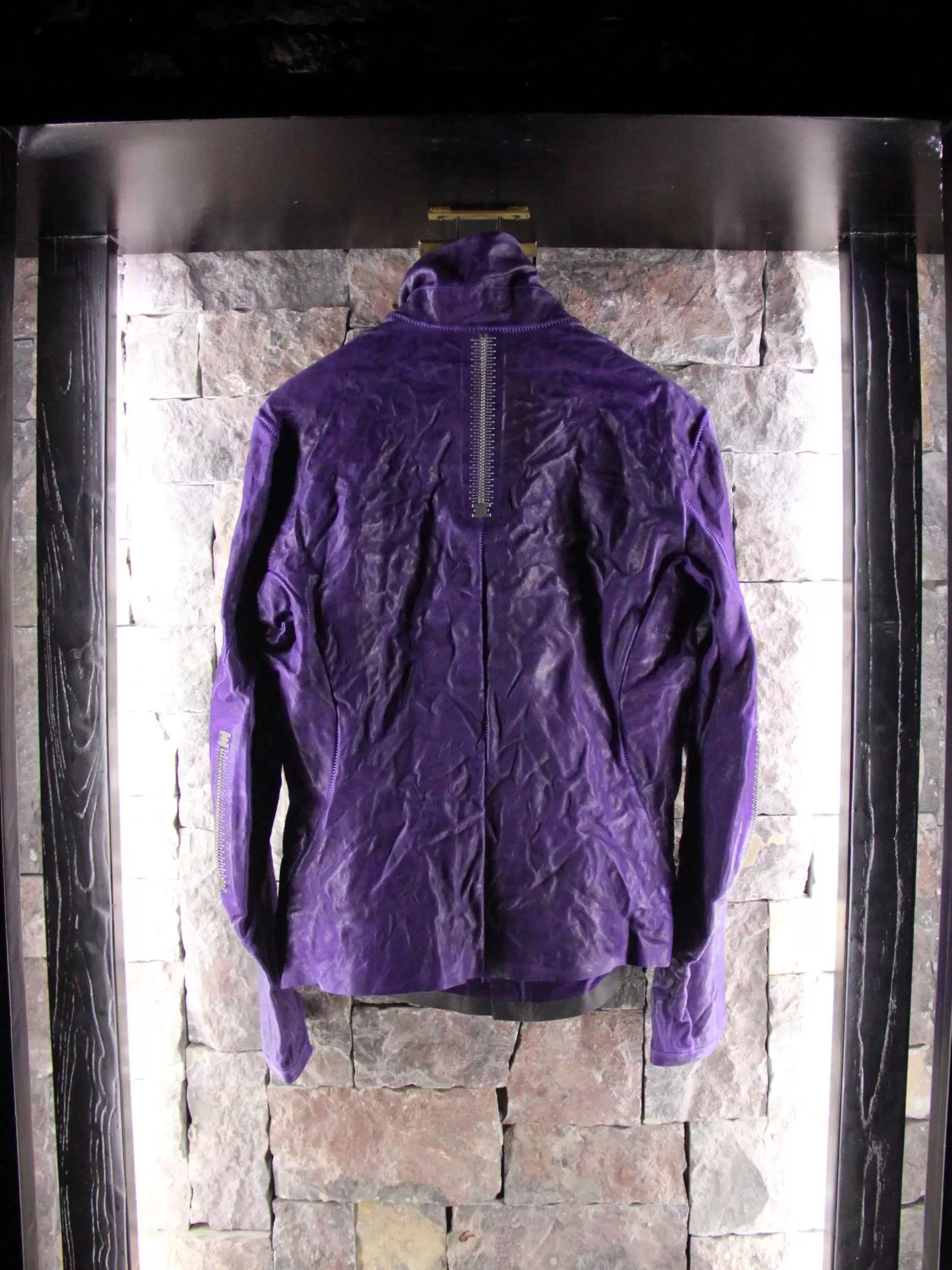 Isaac Sellam Experience Isaac Sellam Experience Purple Leather Jacket Men m Size US M / EU 48-50 / 2 - 3 Thumbnail
