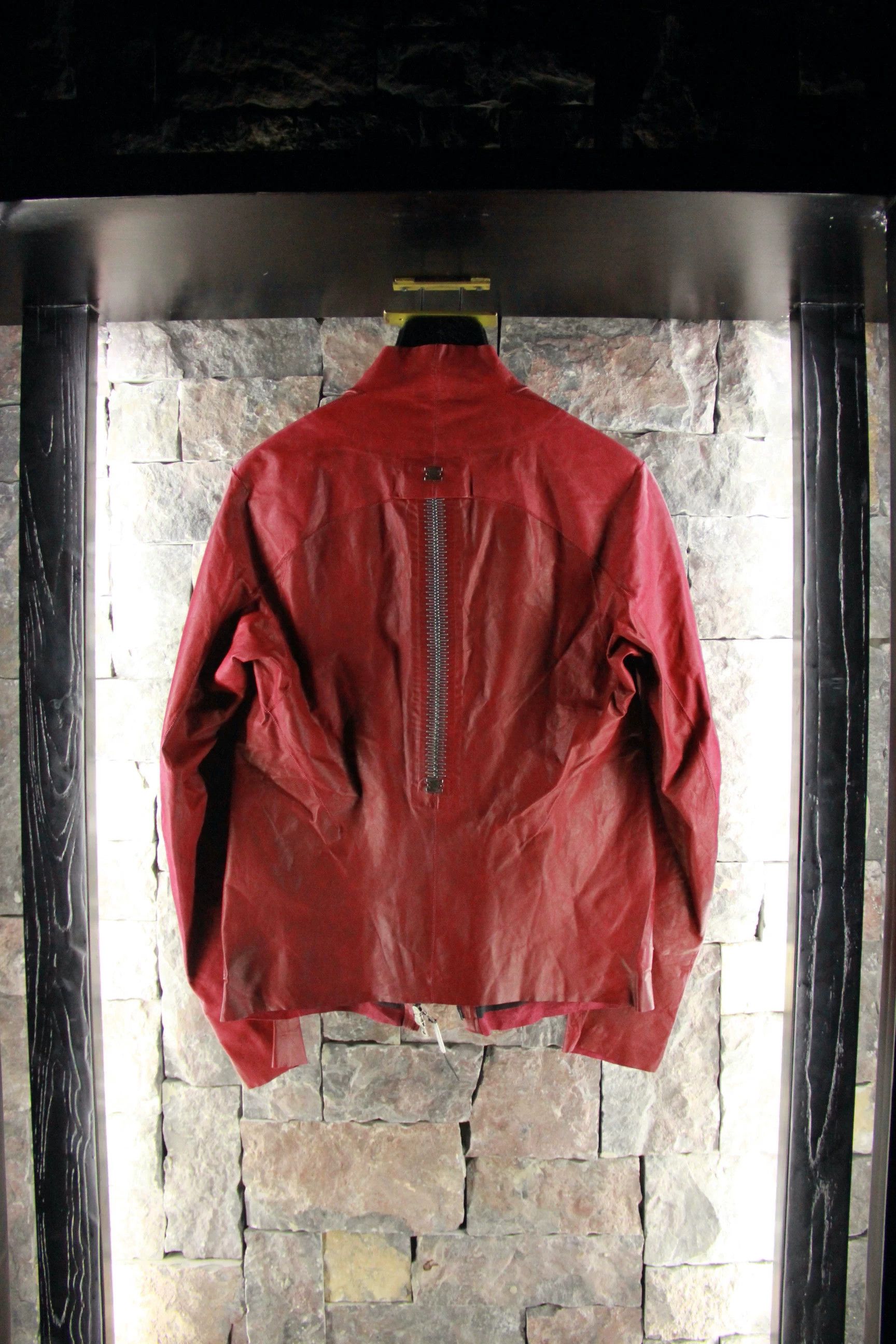 Isaac Sellam Experience Isaac Sellam Experience Red Leather Jacket Men l Size US L / EU 52-54 / 3 - 2 Thumbnail