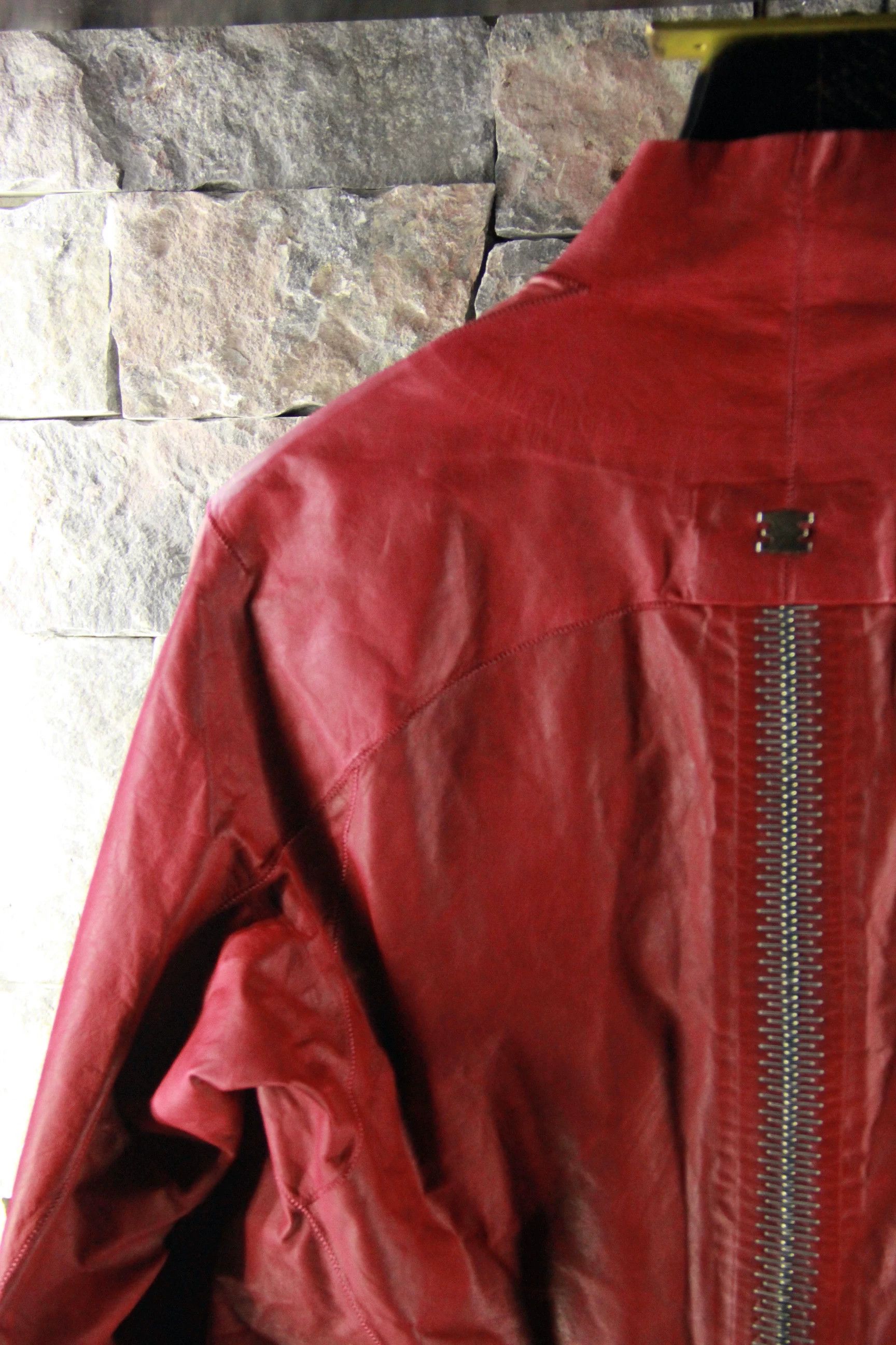 Isaac Sellam Experience Isaac Sellam Experience Red Leather Jacket Men l Size US L / EU 52-54 / 3 - 4 Thumbnail