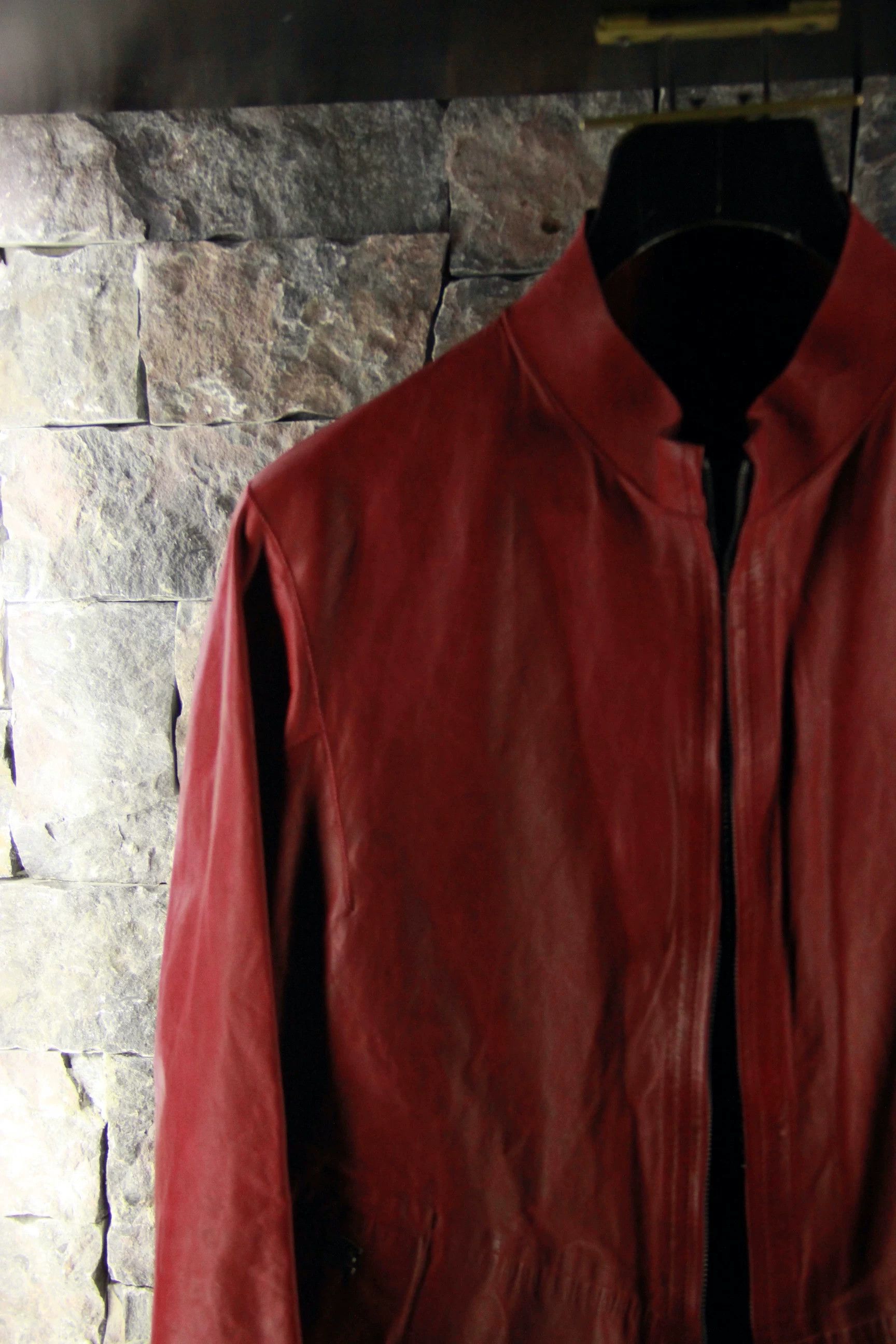 Isaac Sellam Experience Isaac Sellam Experience Red Leather Jacket Men l Size US L / EU 52-54 / 3 - 3 Thumbnail
