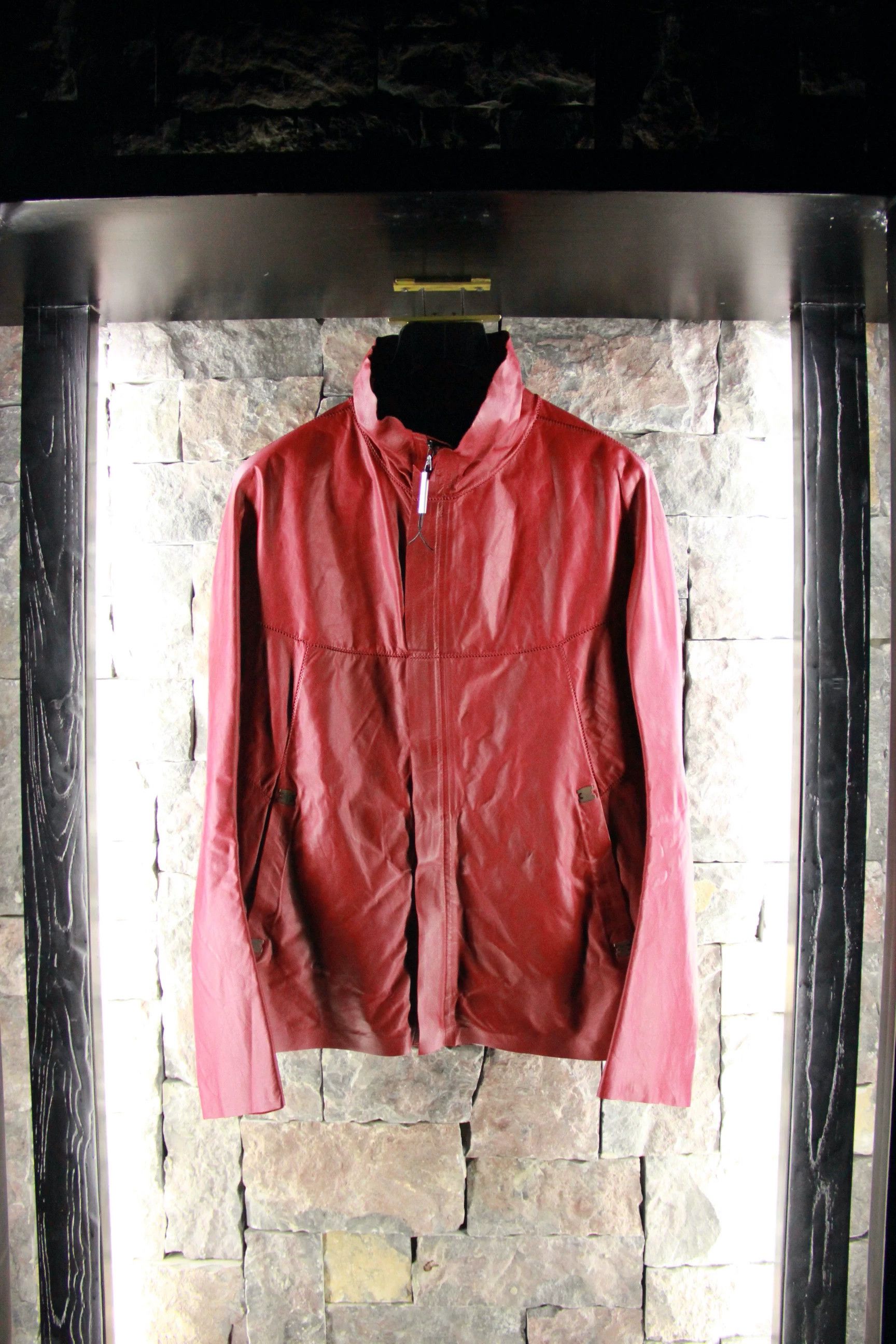 Isaac Sellam Experience Isaac Sellam Experience Red Leather Jacket Men l Size US L / EU 52-54 / 3 - 2 Thumbnail