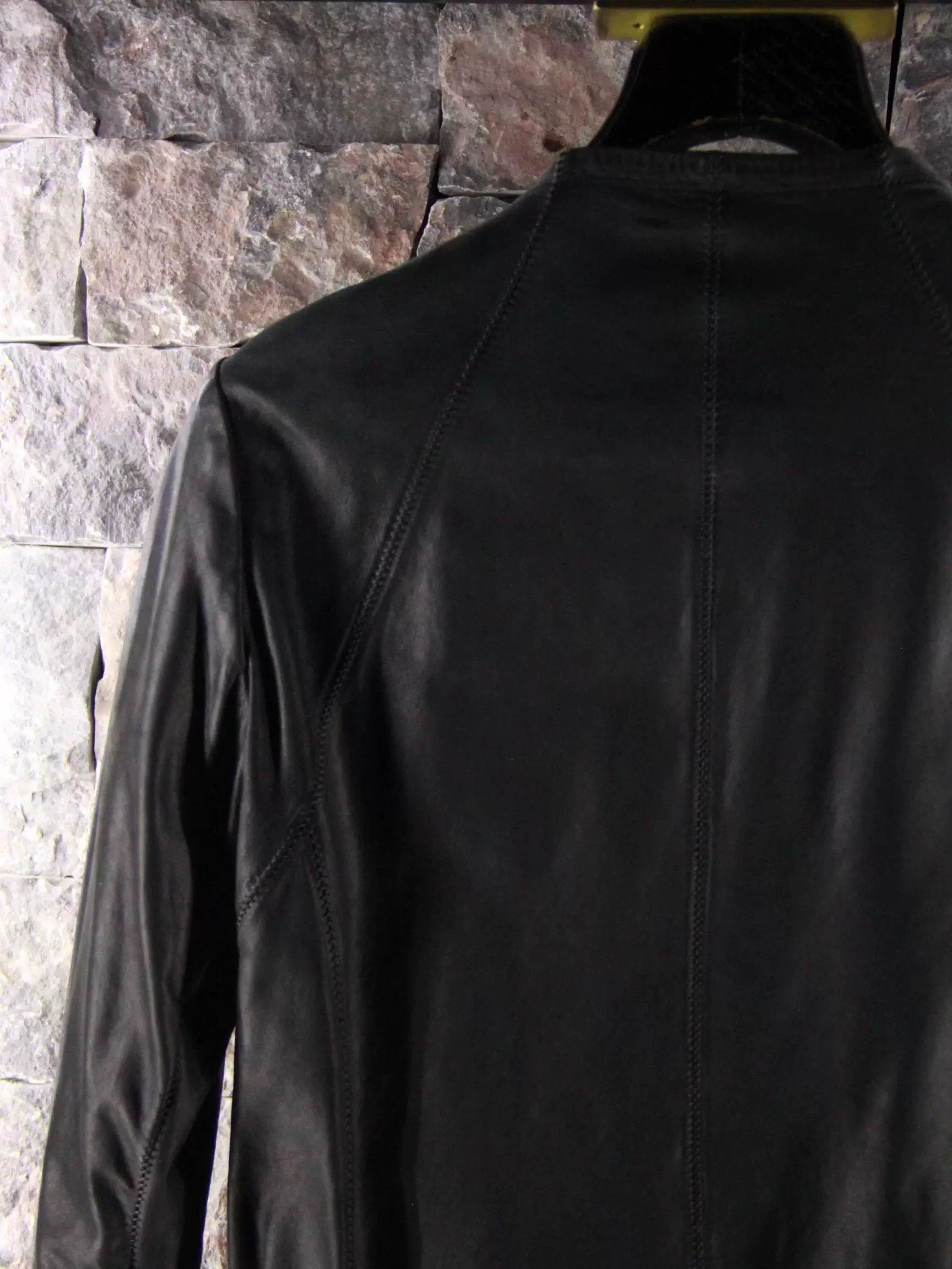 Isaac Sellam Experience Isaac Sellam Experience Black Leather Jacket Men m Size US M / EU 48-50 / 2 - 4 Thumbnail