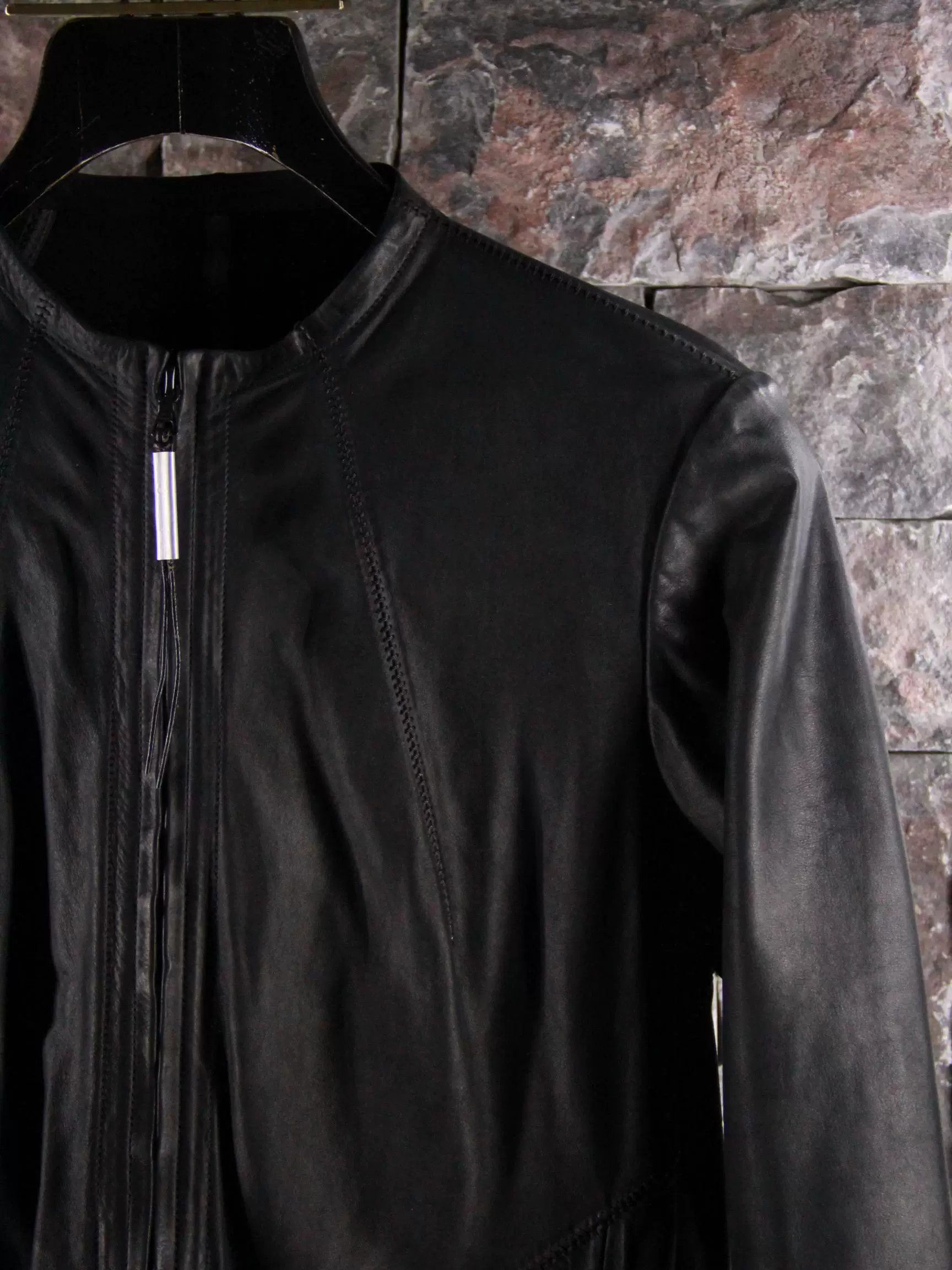 Isaac Sellam Experience Isaac Sellam Experience Black Leather Jacket Men m Size US M / EU 48-50 / 2 - 3 Thumbnail