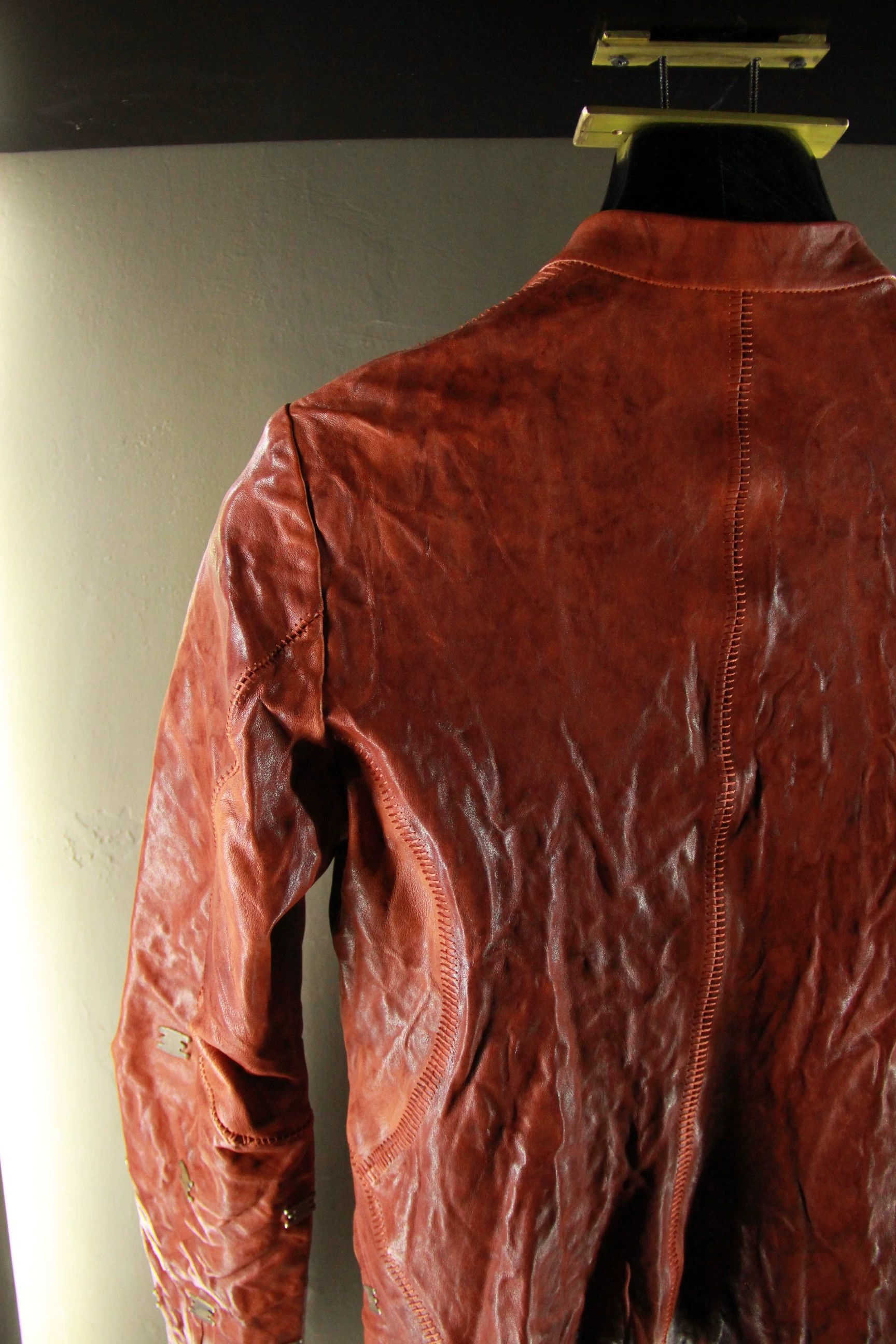 Isaac Sellam Experience Isaac Sellam Experience White Leather Jacket Men m Size US M / EU 48-50 / 2 - 5 Thumbnail