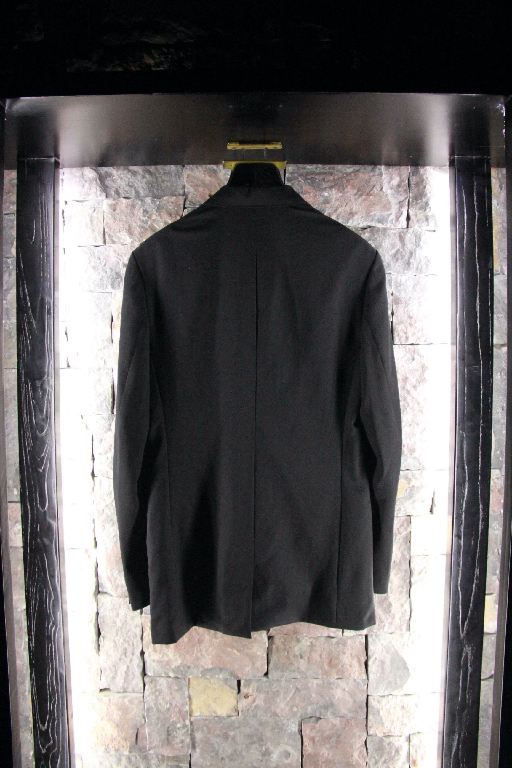 Yohji Yamamoto Yohji Yamamoto Black Blazer Men 42r Size 42R - 2 Thumbnail