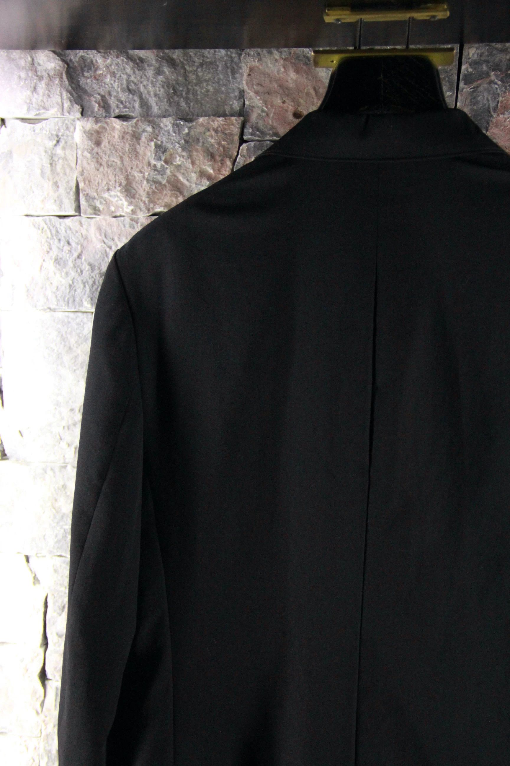 Yohji Yamamoto Yohji Yamamoto Black Blazer Men 42r Size 42R - 4 Thumbnail
