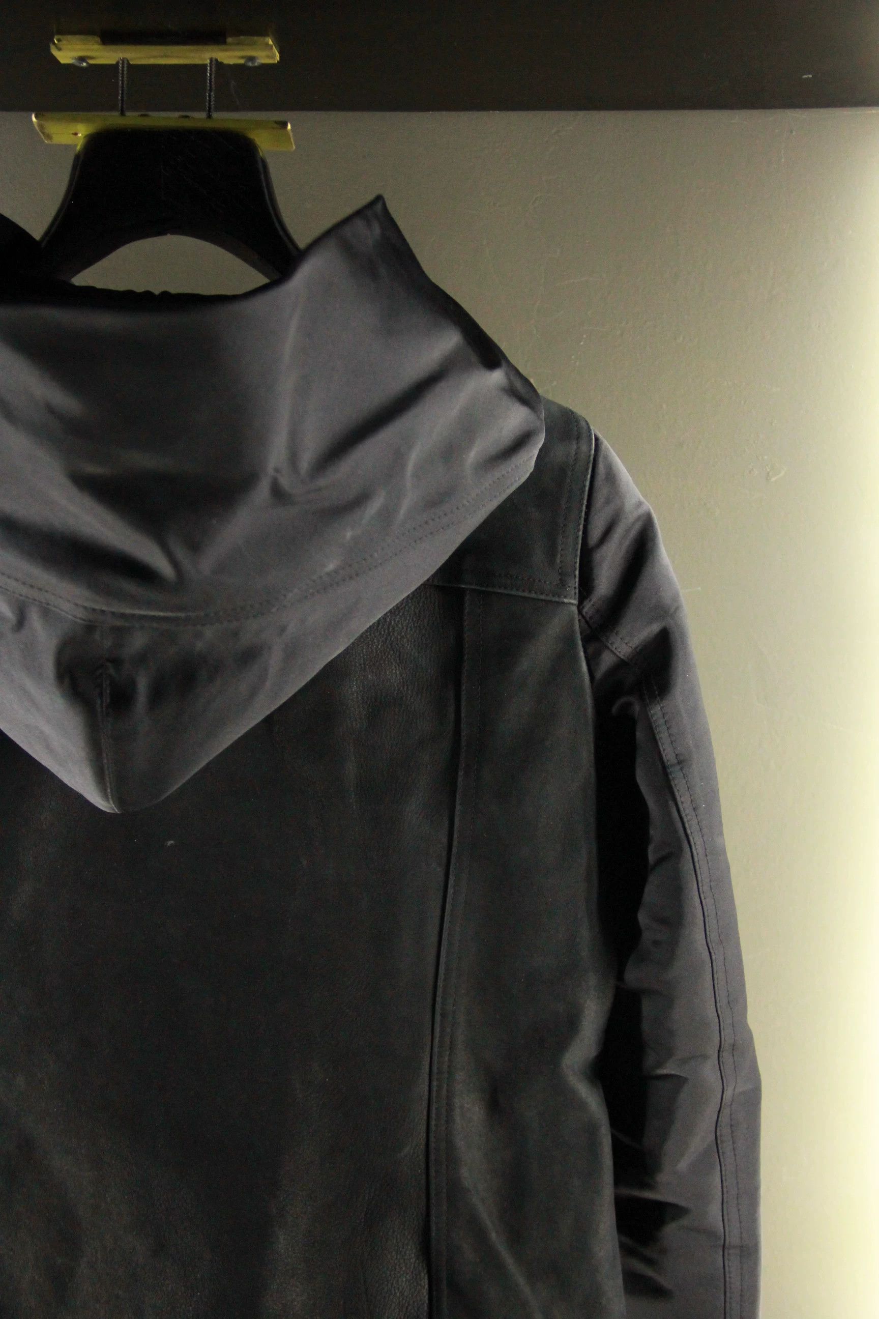 Rick Owens Rick Owens White Leather Jacket Men s Size US S / EU 44-46 / 1 - 5 Thumbnail