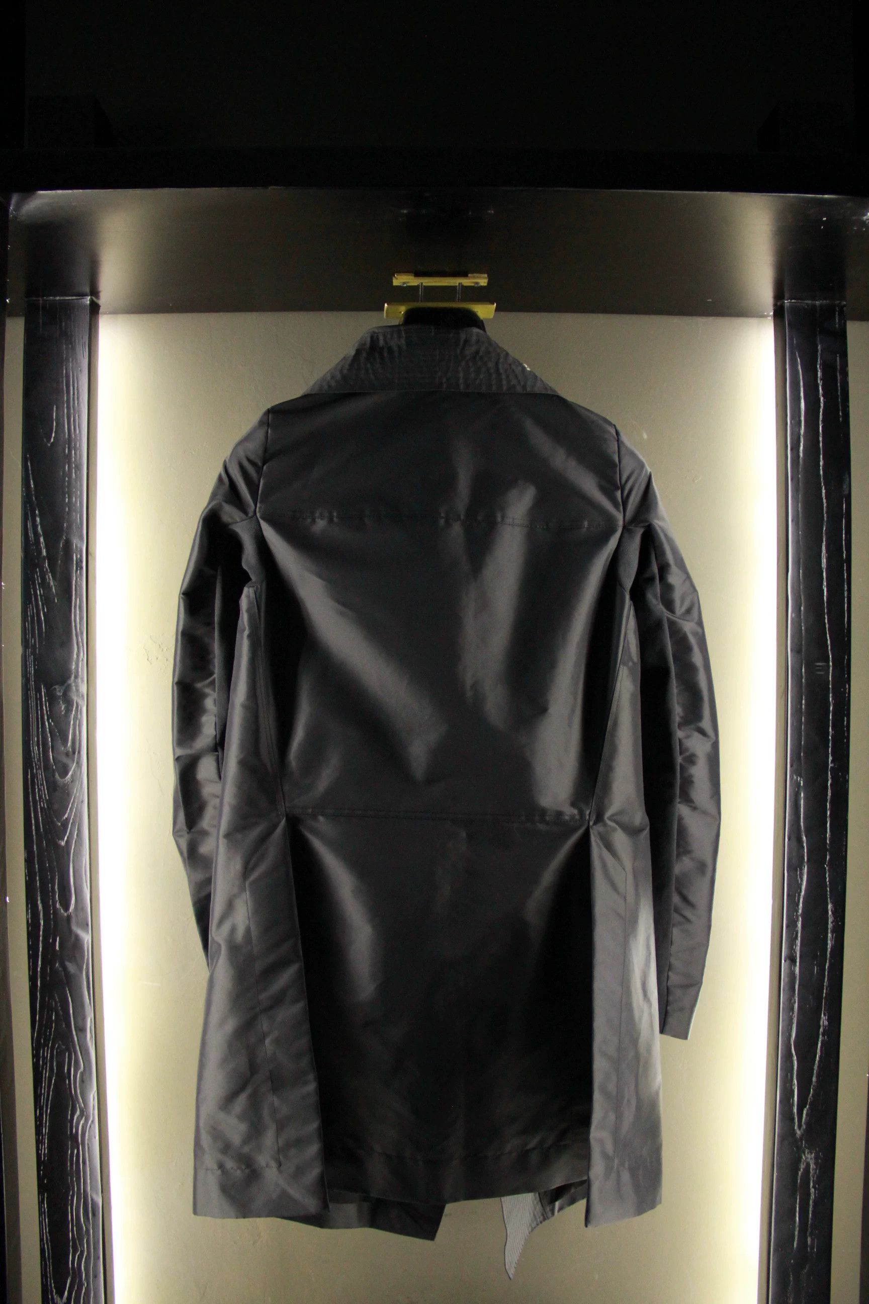 Rick Owens Rick Owens Black Heavy Coats Men xxs Size US XXS / EU 40 - 4 Thumbnail