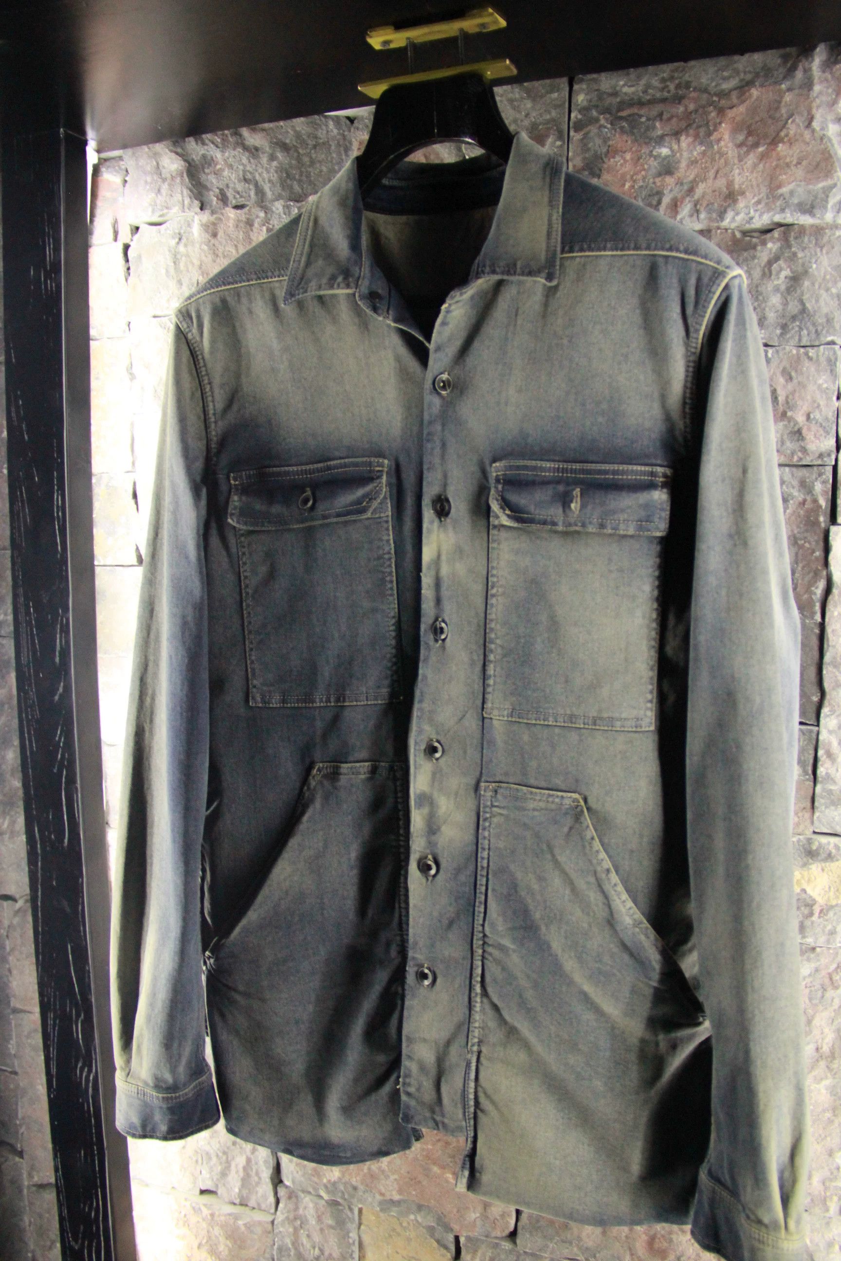 Rick Owens Rick Owens White Heavy Coats Men s Size US S / EU 44-46 / 1 - 5 Thumbnail