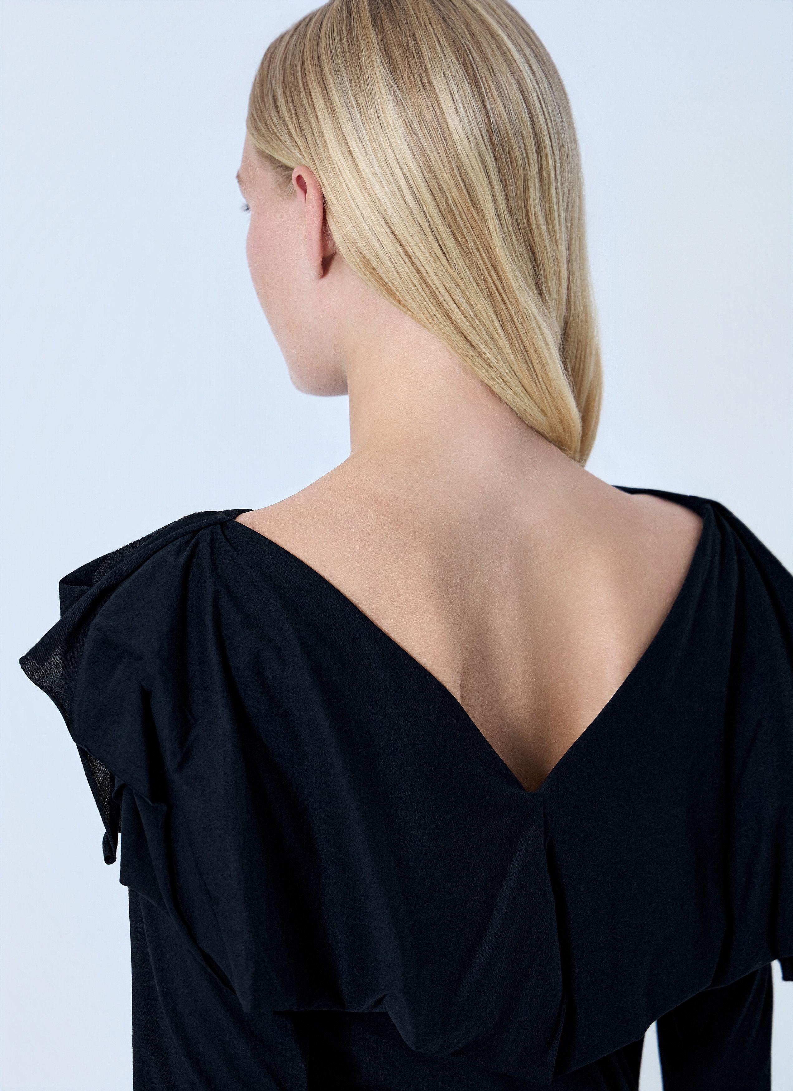 Yohji Yamamoto Supima Single Jersey Big Collar Top Size M / US 6-8 / IT 42-44 - 6 Thumbnail