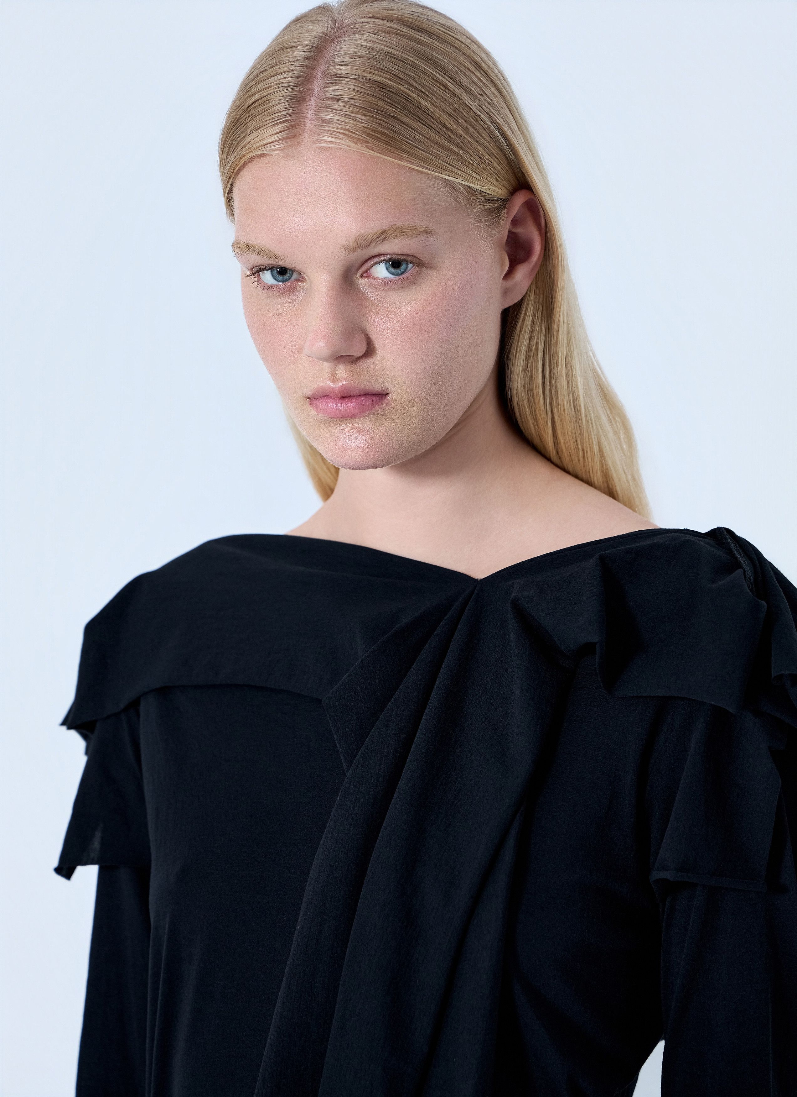 Yohji Yamamoto Supima Single Jersey Big Collar Top Size M / US 6-8 / IT 42-44 - 5 Thumbnail
