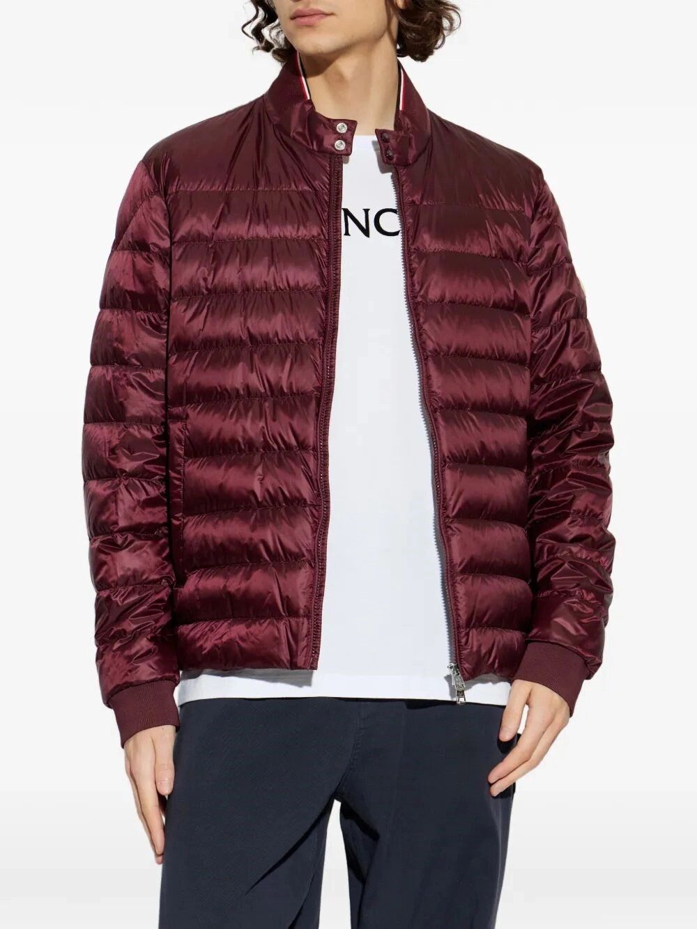 Moncler `Rigel` Biker Jacket Size US L / EU 52-54 / 3 - 4 Thumbnail