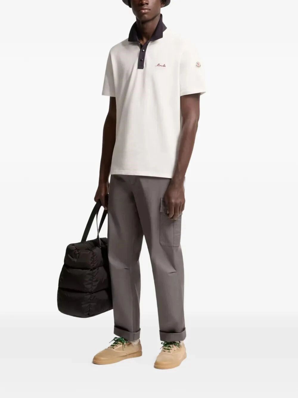 Moncler Short Sleeve Polo Size US XL / EU 56 / 4 - 2 Thumbnail