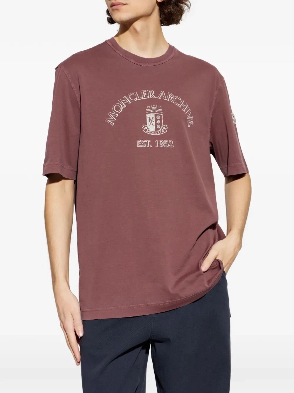 Moncler Short Sleeve T-Shirt Size US L / EU 52-54 / 3 - 5 Thumbnail