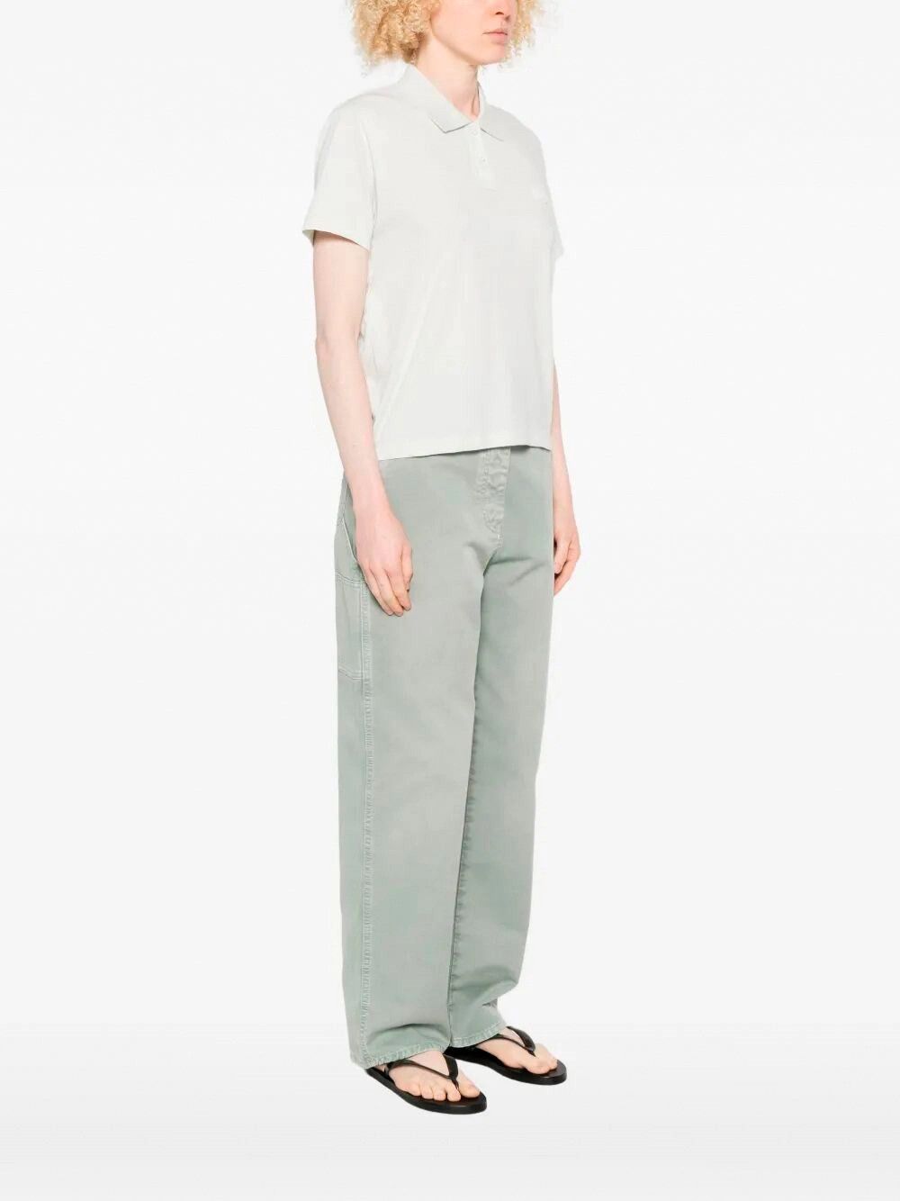 Moncler Short Sleeve Polo Size XS / US 0-2 / IT 36-38 - 3 Thumbnail