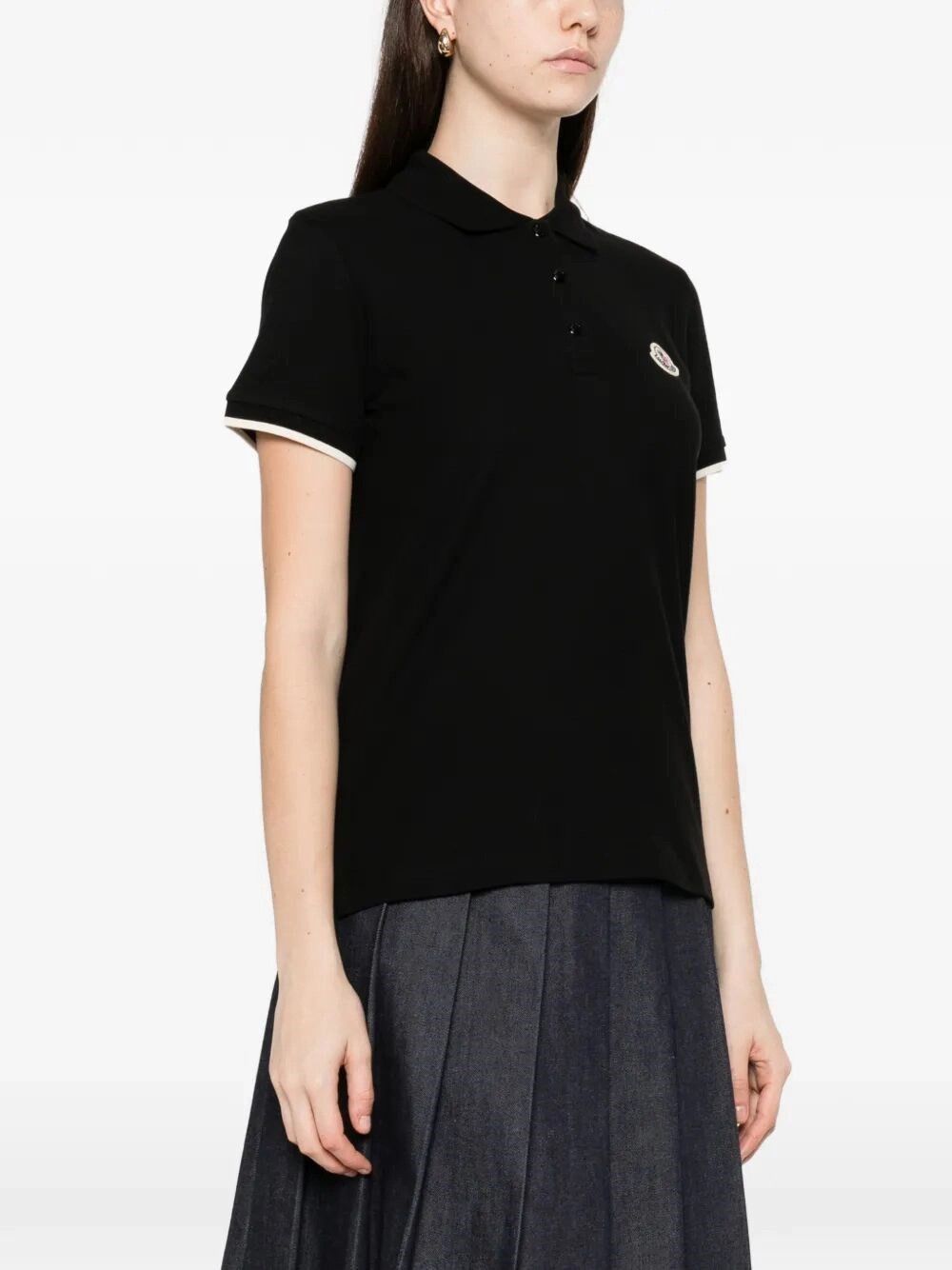 Moncler Short Sleeve Polo Size M / US 6-8 / IT 42-44 - 5 Thumbnail