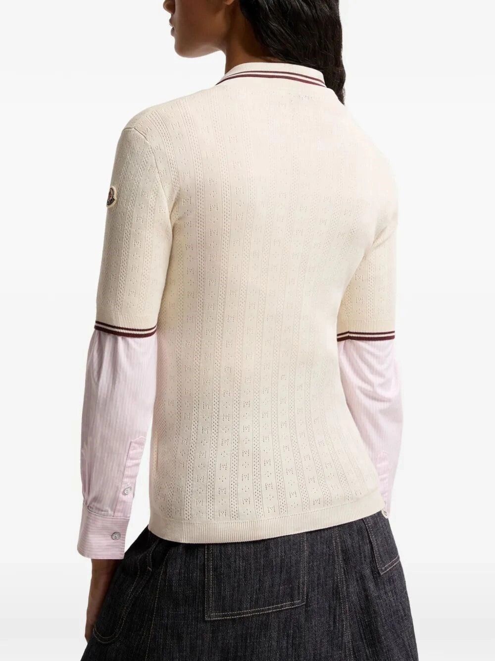 Moncler Short Sleeve Polo Size L / US 10 / IT 46 - 5 Thumbnail
