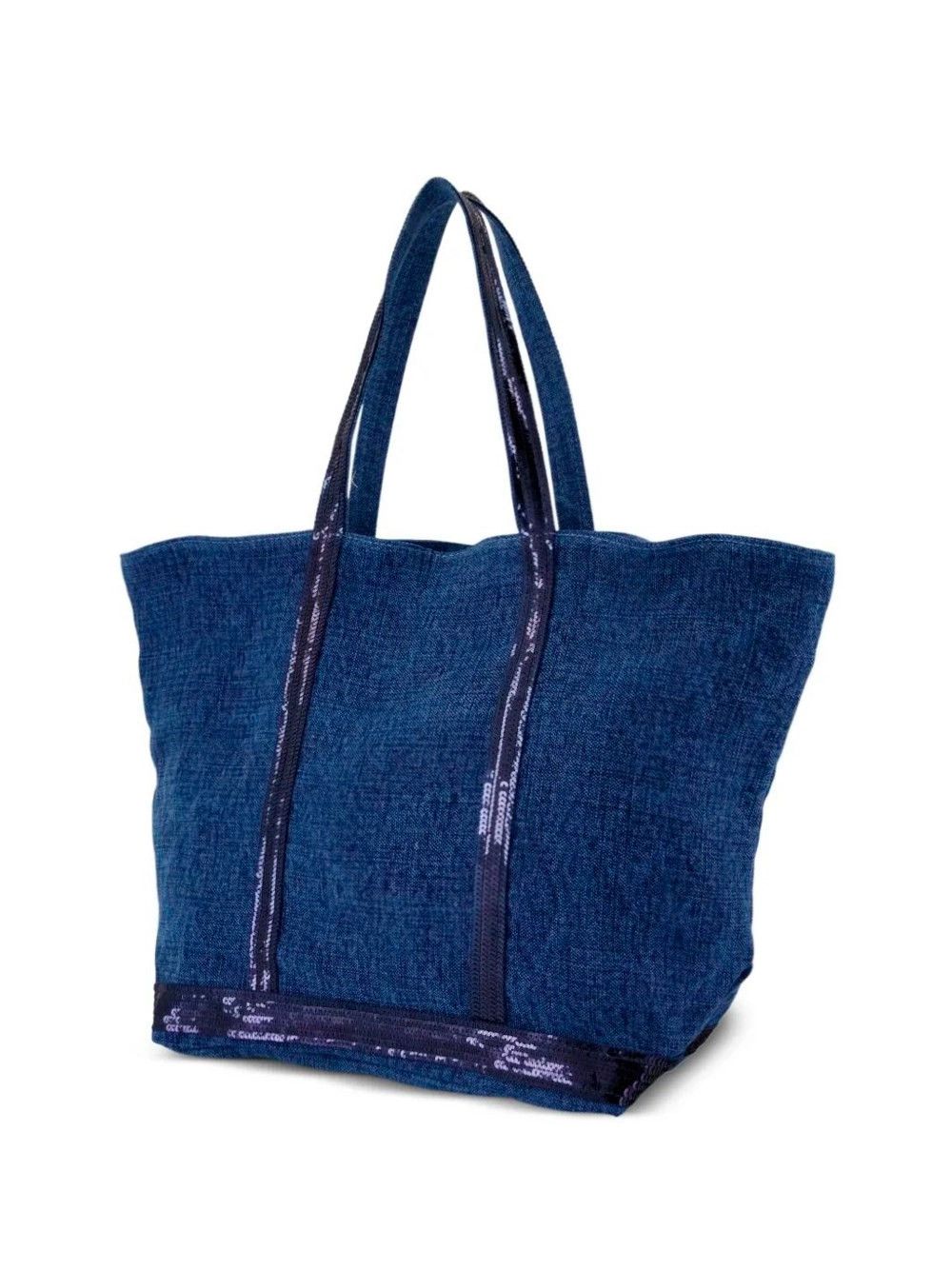 Vanessa Bruno Linen Large Zipped Cabas Tote Size ONE SIZE - 2 Thumbnail