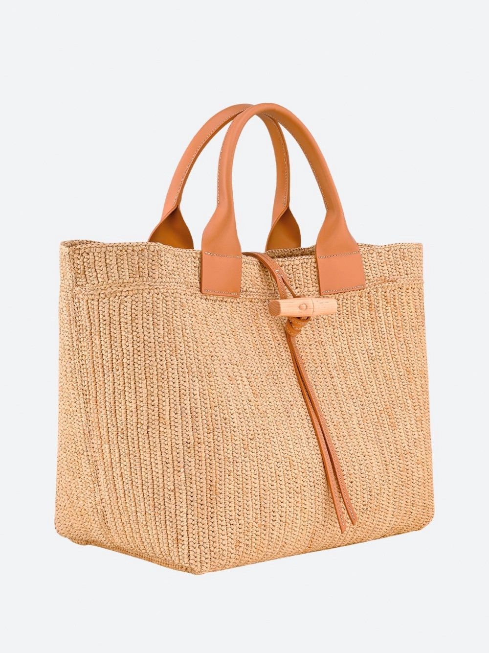 Longchamp `Le Roseau Raphia` Large Tote Size ONE SIZE - 3 Thumbnail