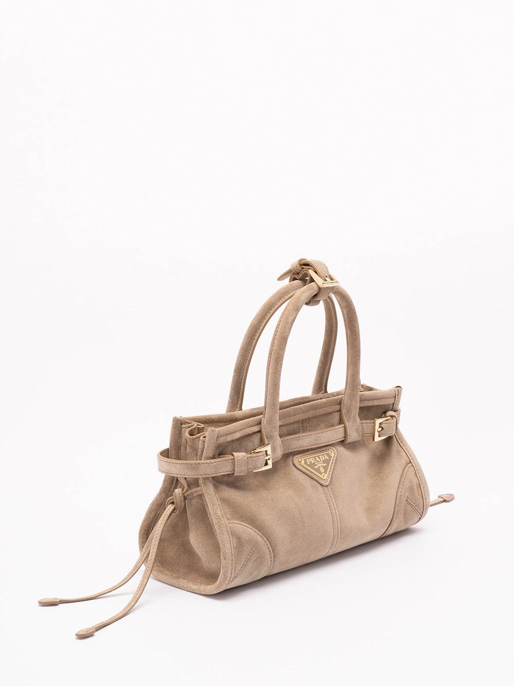 Prada `Prada Bonnie` Mini Suede Handbag Size ONE SIZE - 3 Thumbnail