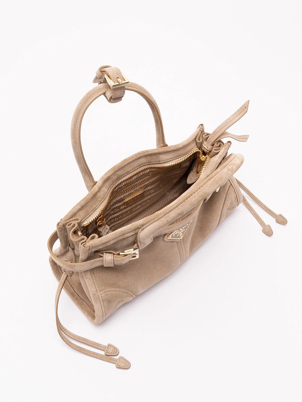 Prada `Prada Bonnie` Mini Suede Handbag Size ONE SIZE - 7 Thumbnail