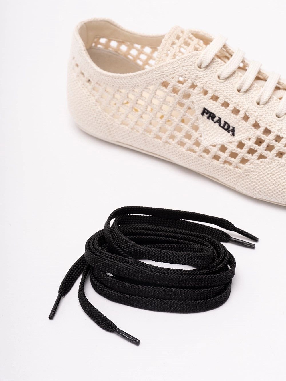 Prada Cotton Crochet Sneakers Size US 6 / IT 36 - 5 Thumbnail
