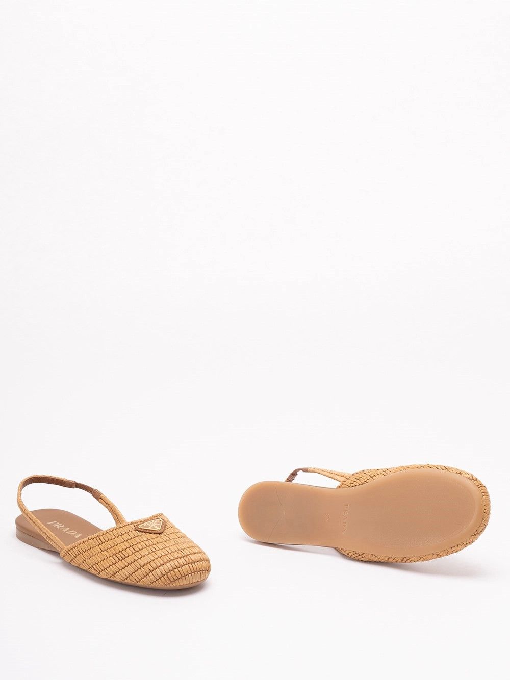 Prada Slingback Ballerinas Size US 7 / IT 37 - 4 Thumbnail