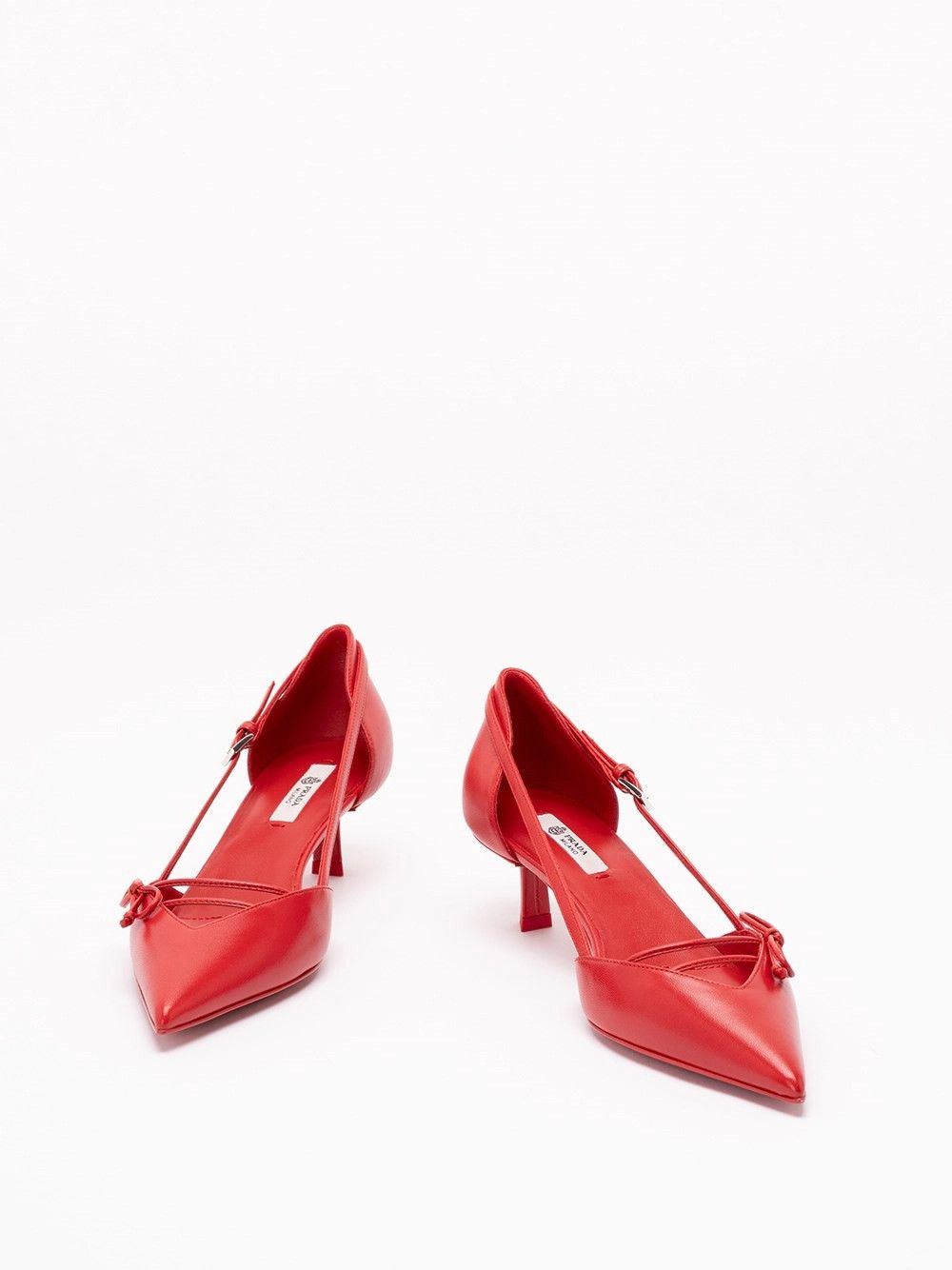 Prada Leather Pumps Size US 7 / IT 37 - 2 Thumbnail