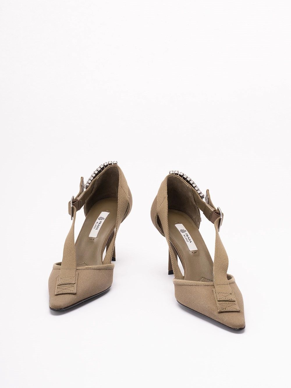 Prada Cotton Pumps Size US 6 / IT 36 - 2 Thumbnail