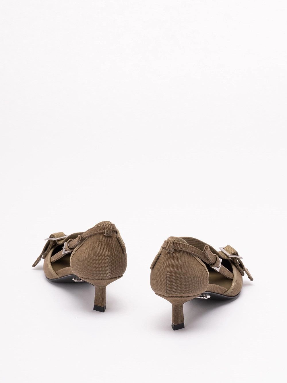Prada Cotton Pumps Size US 7 / IT 37 - 3 Thumbnail