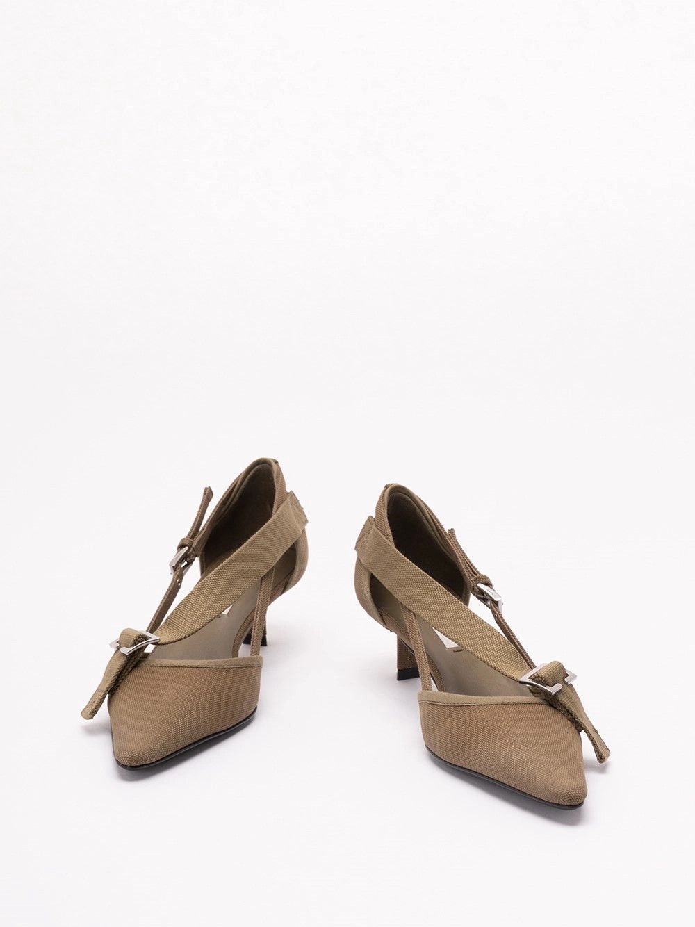Prada Cotton Pumps Size US 7 / IT 37 - 2 Thumbnail