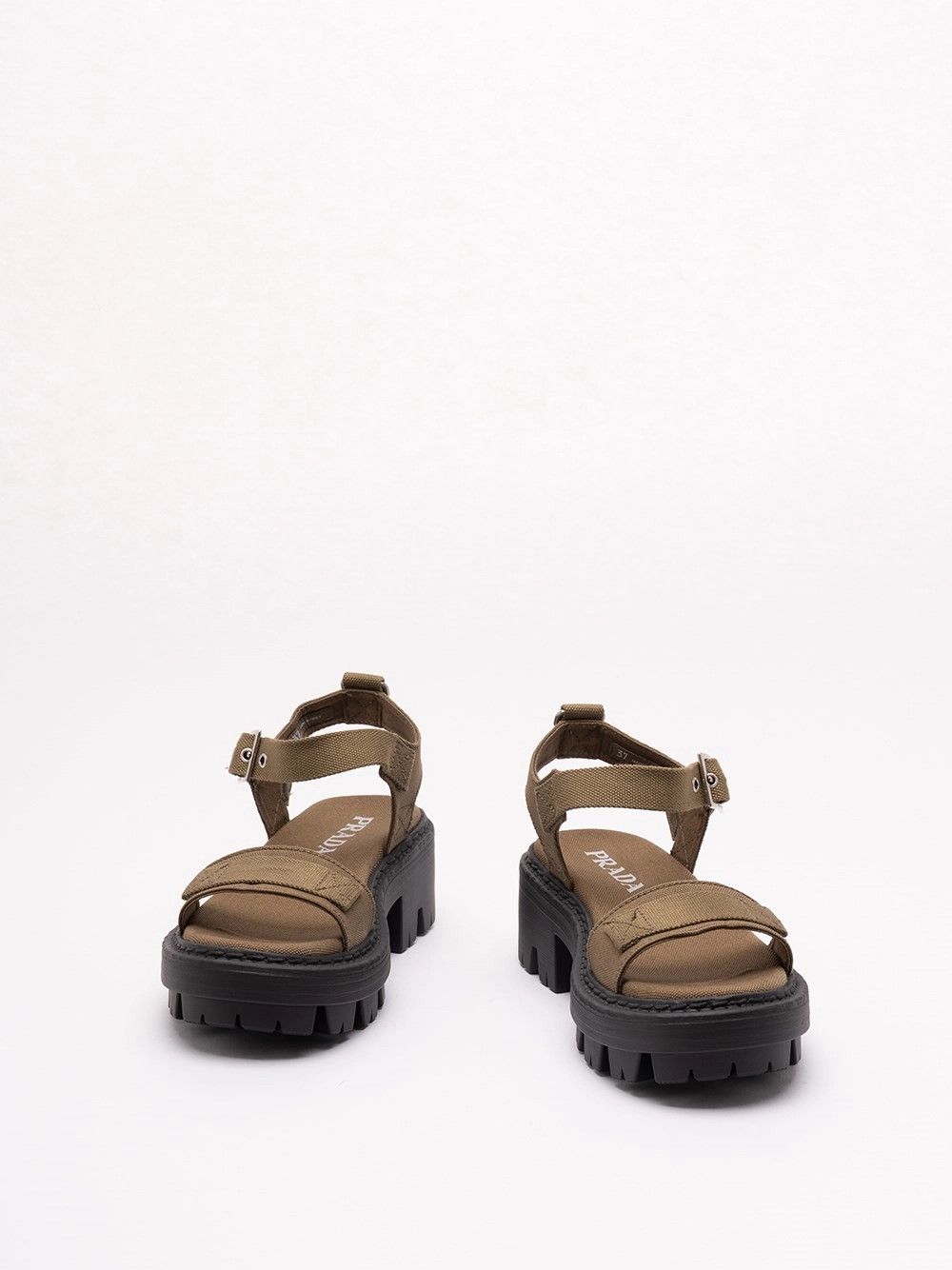 Prada Cotton Sandals Size US 6 / IT 36 - 2 Thumbnail