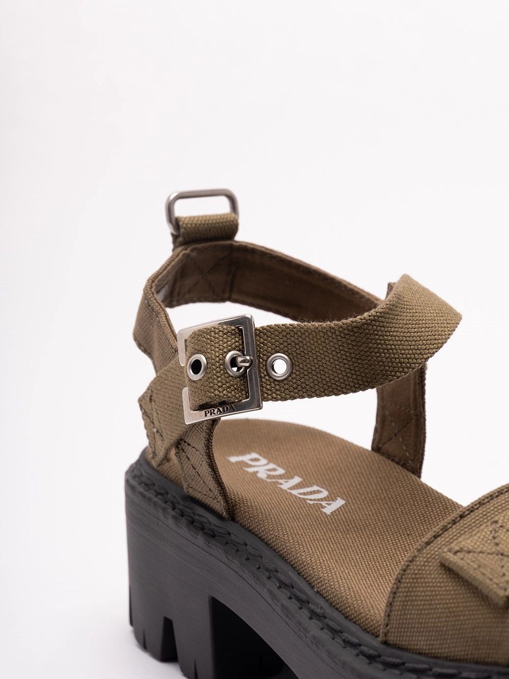 Prada Cotton Sandals Size US 8 / IT 38 - 5 Thumbnail