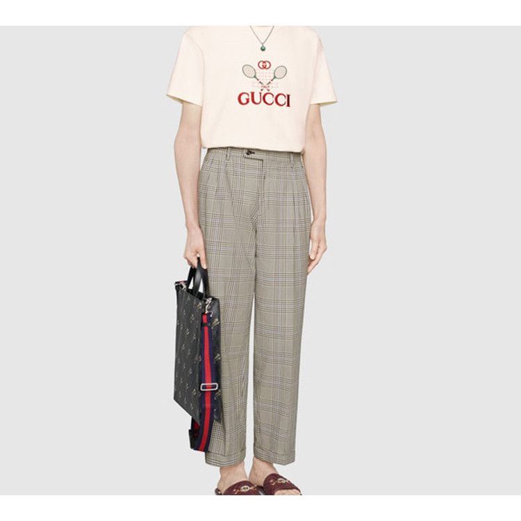 Gucci Gucci Tennis Logo Embroidered T-Shirt Size XS Size US XS / EU 42 / 0 - 8 Thumbnail