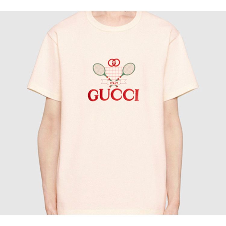Gucci Gucci Tennis Logo Embroidered T-Shirt Size XS Size US XS / EU 42 / 0 - 7 Thumbnail