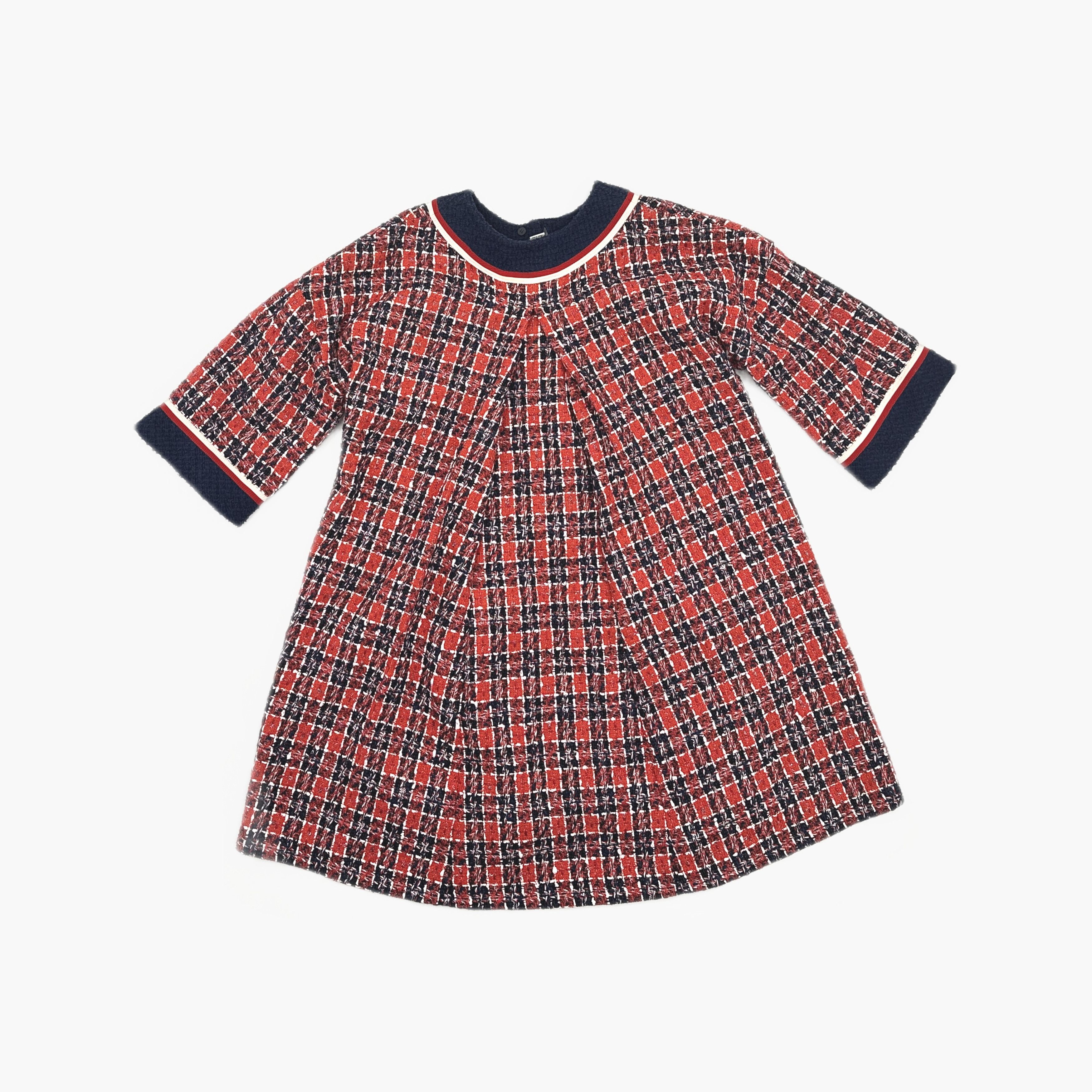 Gucci Gucci Plaid Tweed Mini Dress Size 42 Size M / US 6-8 / IT 42-44 - 2 Thumbnail
