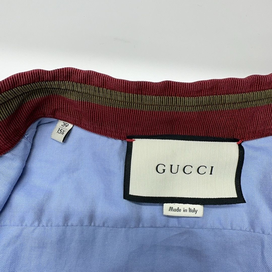 Gucci Gucci Contrasting Collar Button Up Shirt Size M Size US M / EU 48-50 / 2 - 4 Thumbnail