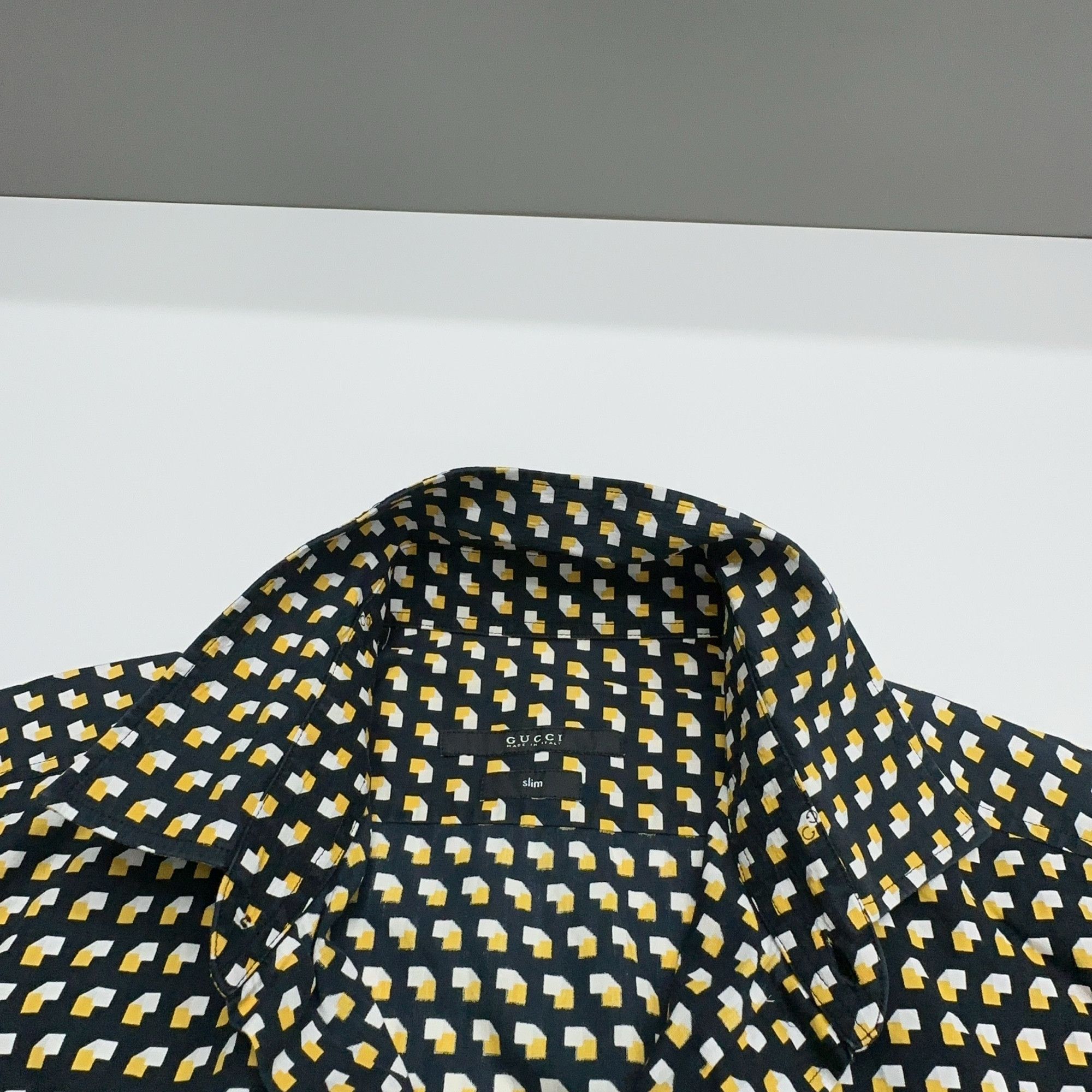 Gucci Gucci Geometric Print Shirt Size M Size US XXS / EU 40 - 6 Thumbnail