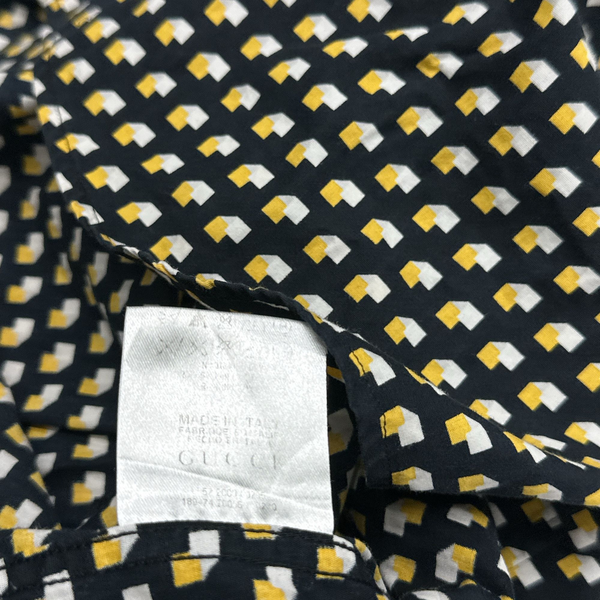 Gucci Gucci Geometric Print Shirt Size M Size US XXS / EU 40 - 5 Thumbnail