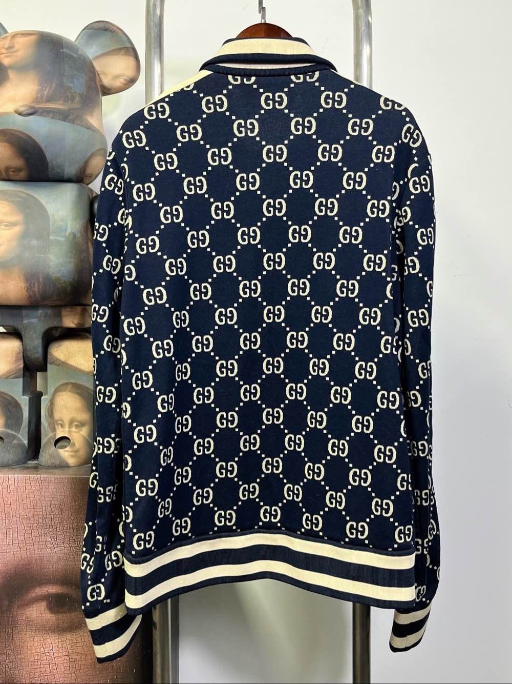 Gucci Gucci GG Monogram Zip-Up Track Jacket Size M Size US M / EU 48-50 / 2 - 2 Thumbnail