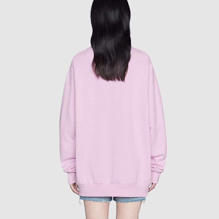 Gucci Gucci Heart Apple Sweatshirt Pink Size XS Size XS / US 0-2 / IT 36-38 - 8 Thumbnail