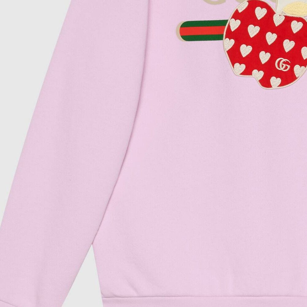Gucci Gucci Heart Apple Sweatshirt Pink Size XS Size XS / US 0-2 / IT 36-38 - 10 Thumbnail