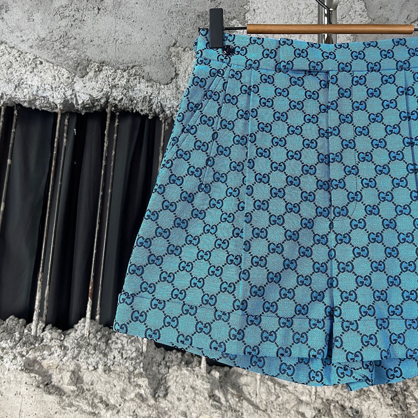 Gucci Gucci GG Monogram Blue Shorts Size 36 Size 25" / US 0 / IT 36 - 7 Thumbnail