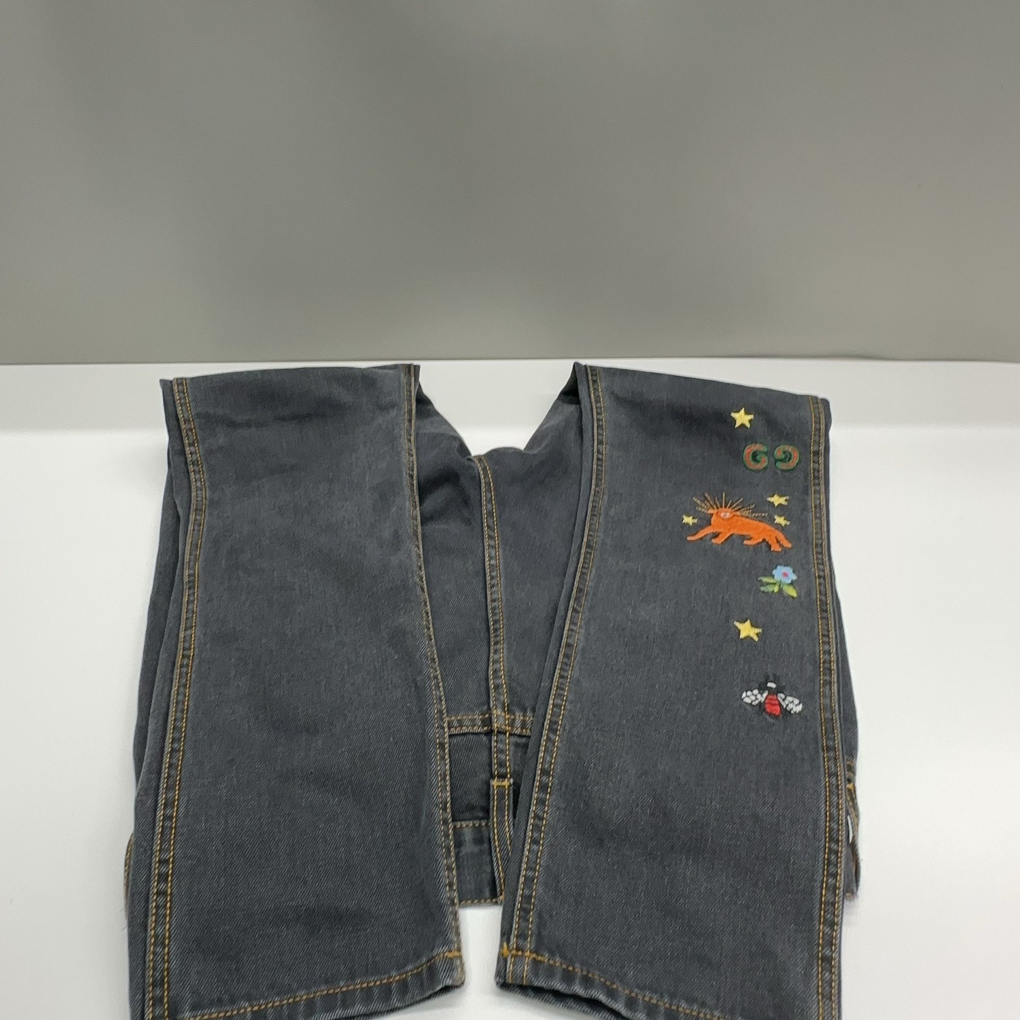 Gucci Gucci Embroidered Jeans US 30 Size US 30 / EU 46 - 10 Thumbnail