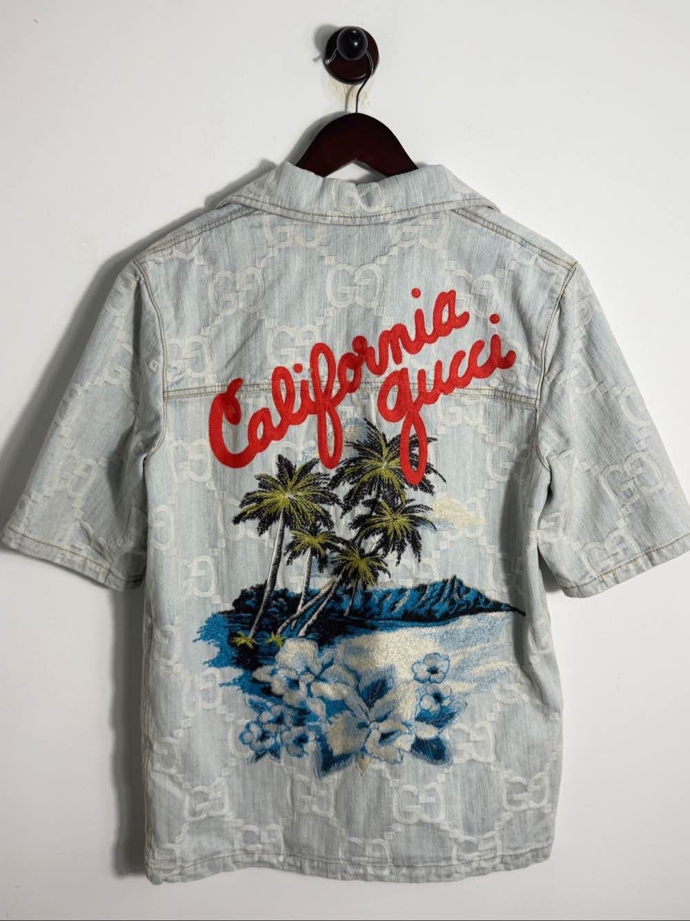 Gucci Gucci California Embroidery Denim Shirt Size 38 Size XS / US 0-2 / IT 36-38 - 2 Thumbnail