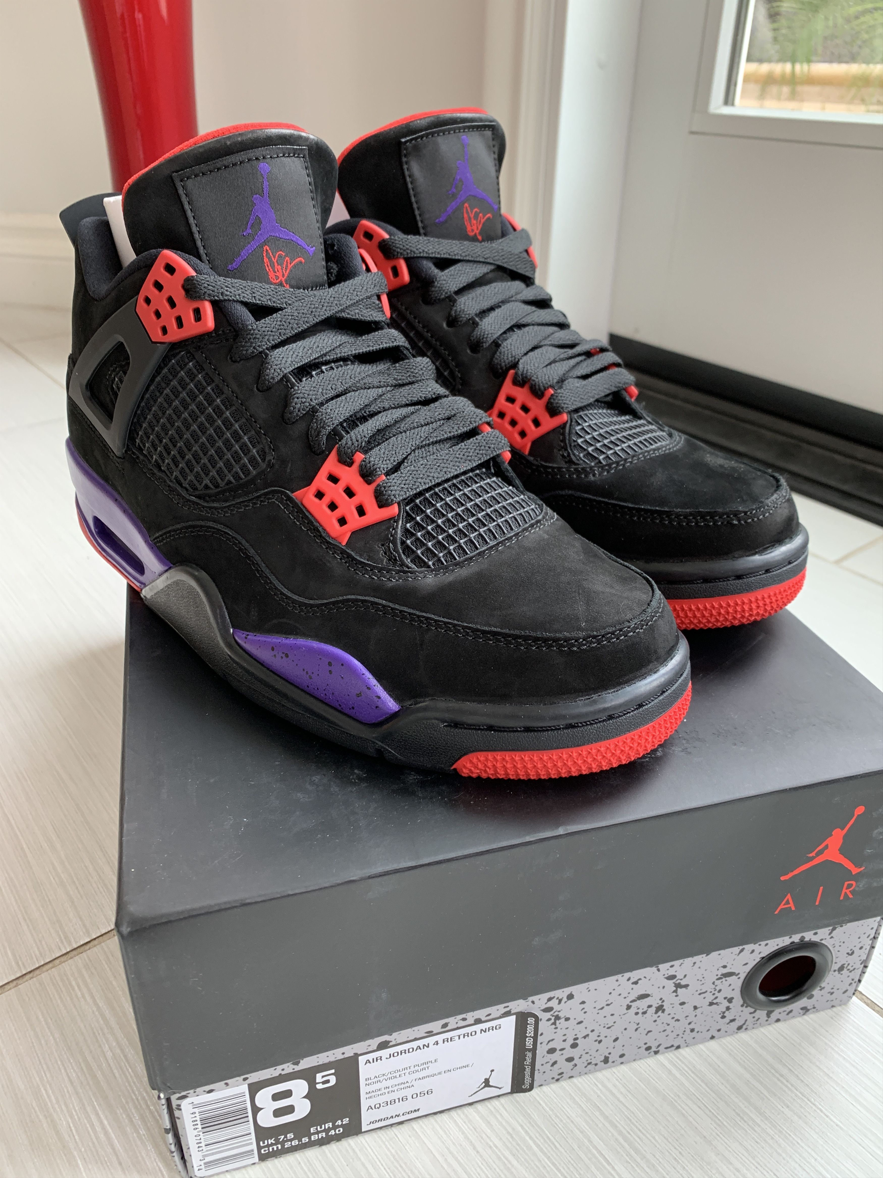 Drake × Jordan Brand Nike Air Jordan 4 Raptors ‘OVO-Drake Limited ...