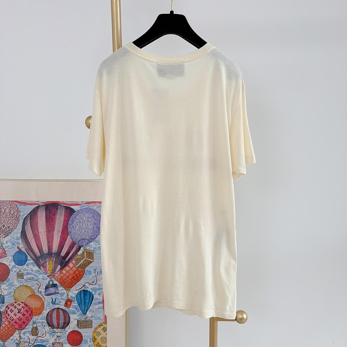 Gucci Gucci Sequined Logo T-Shirt White Size S Size S / US 4 / IT 40 - 2 Thumbnail