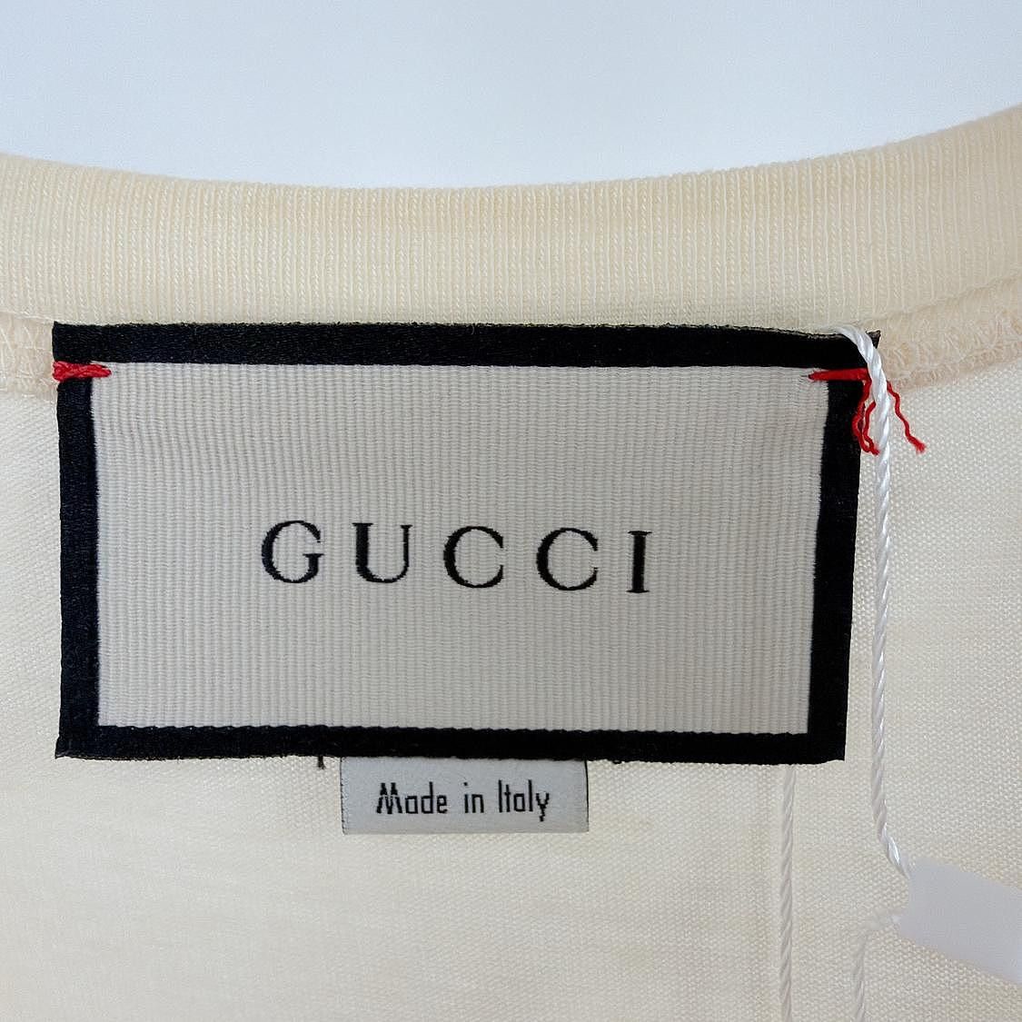 Gucci Gucci Sequined Logo T-Shirt White Size S Size S / US 4 / IT 40 - 3 Thumbnail