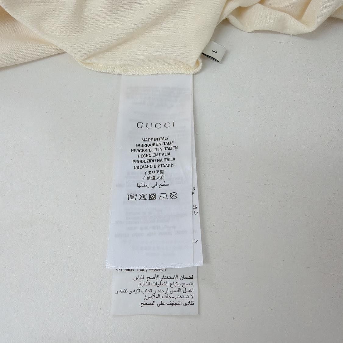 Gucci Gucci Sequined Logo T-Shirt White Size S Size S / US 4 / IT 40 - 4 Thumbnail