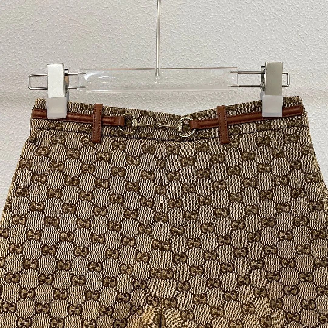 Gucci Gucci GG Monogram Canvas Shorts Size 34 Size 24" / US 00 / IT 34 - 5 Thumbnail